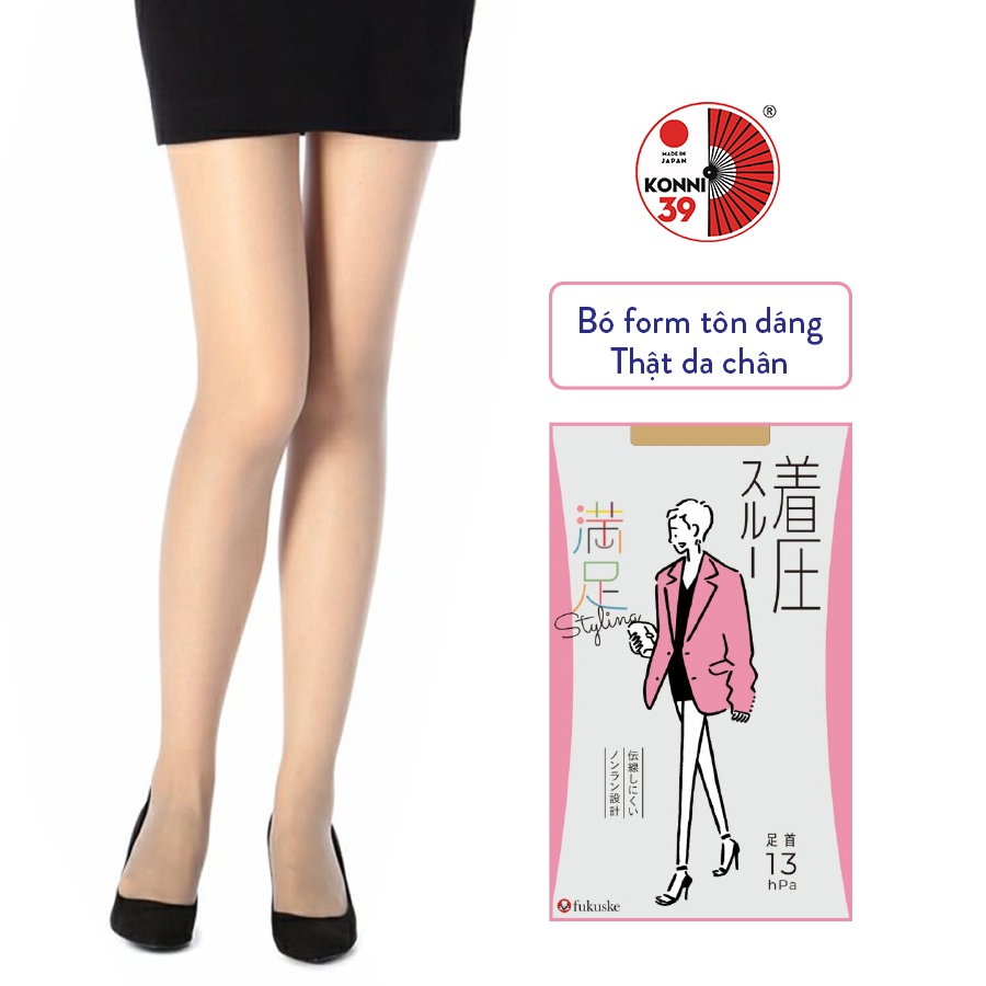 Quần tất nữ Nhật Bản Fukuske Bó form tôn dáng thon chân thumbnail