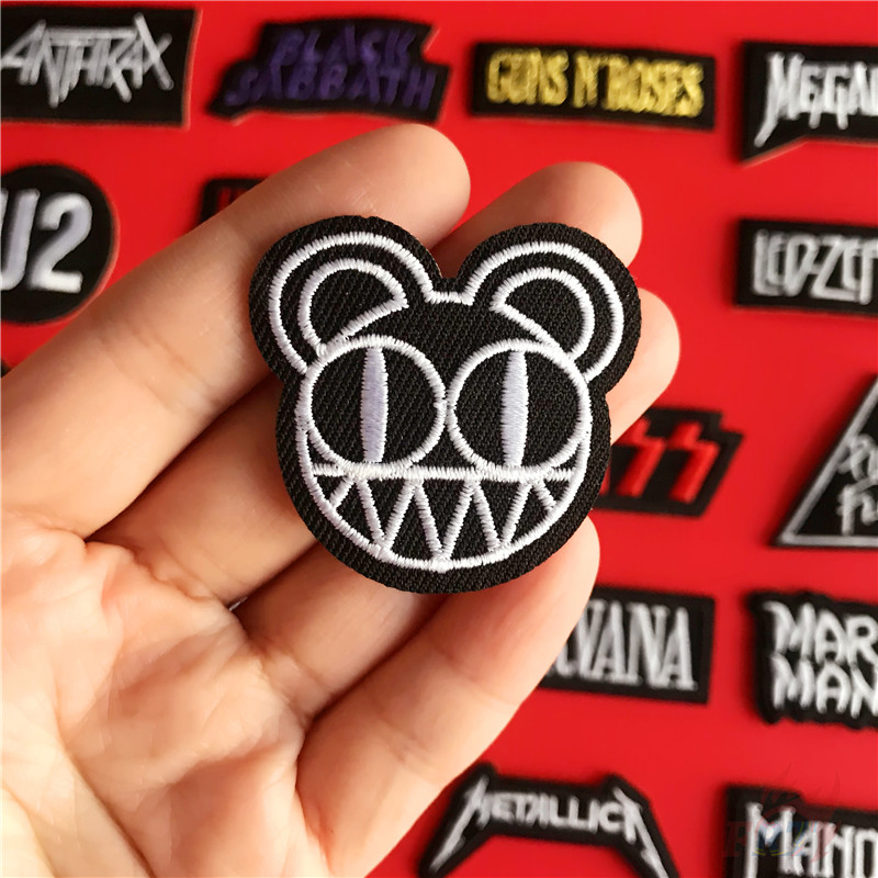 1 Miếng Vá Hình Nhóm Nhạc Rock Band Series 06 - Iron-On