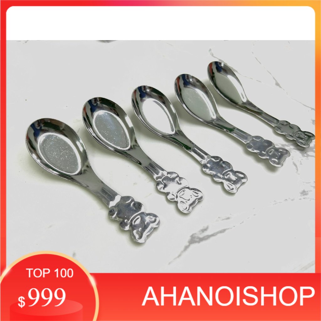 Thìa muỗng inox 304 ăn bột bún phở cho em bé an toàn cho sức khỏe