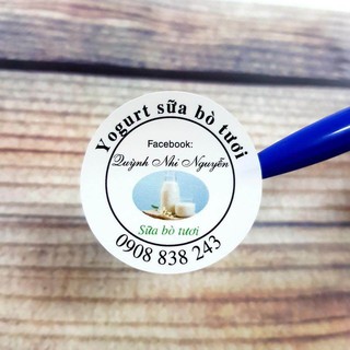 1000 tem nhãn decal giấy cán nilon chống nước