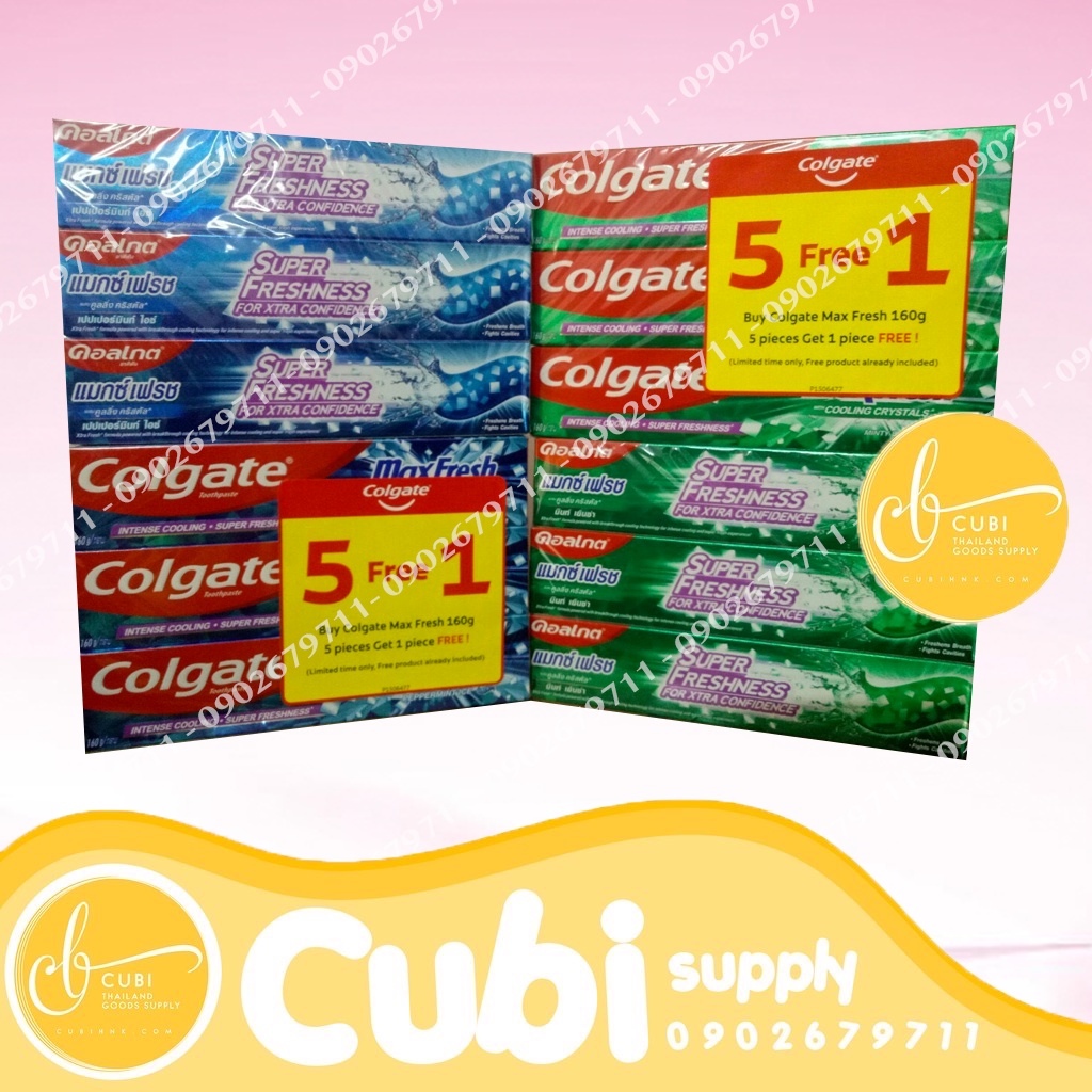 Kem đánh răng Colgate Maxfresh Thái 160G