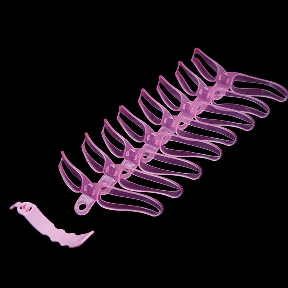 [Hàng mới về] Set 8 cặp khuôn vẽ lông mày có thể tái sử dụng chất lượng cao