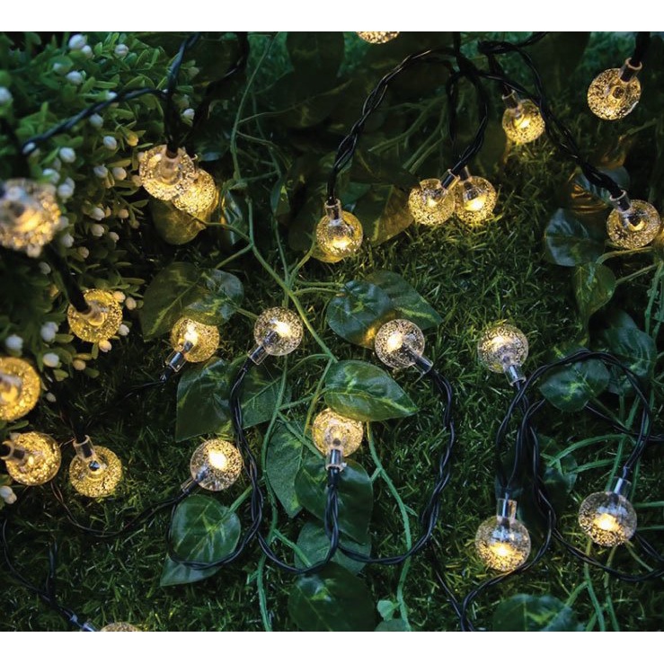 Dây led trang trí, đèn led nháy 220V, dây đèn treo ngoài trời trang trí nhà cửa cây cối sân vườn