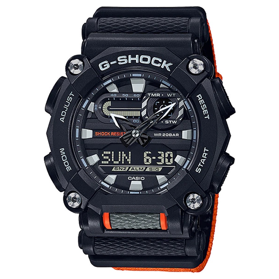 Đồng Hồ Casio Nam Dây Vải GSHOCK GA-900C-1A4DR Chính Hãng