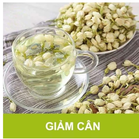 1KG Trà Nụ Hoa Nhài sấy lạnh nguyên bông (Nụ trắng, thơm, đẹp)