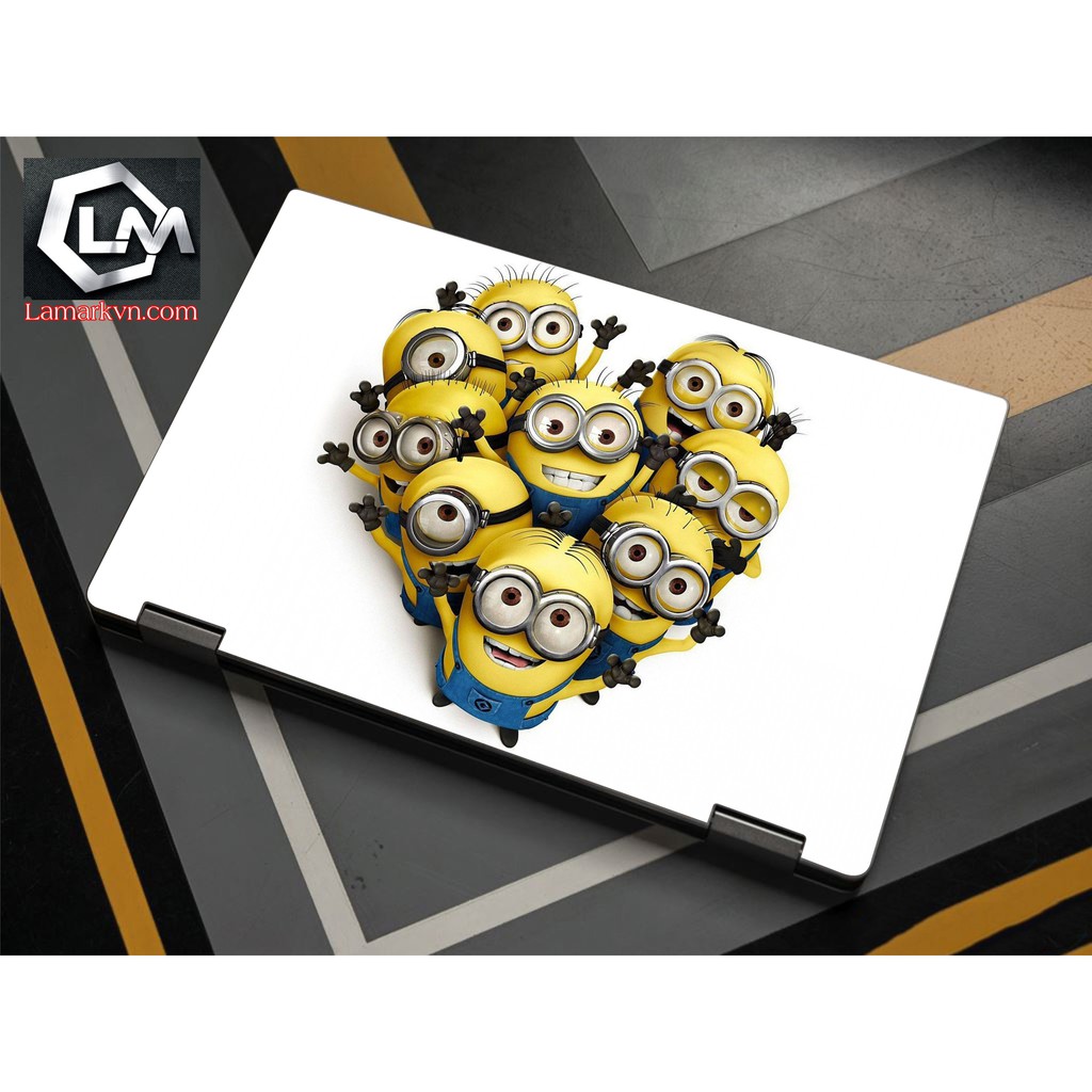 Tấm dán skin minion lưng và bàn phím