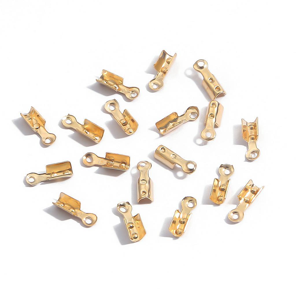 Beadia Phụ Kiện Dây Chuỗi Xích Bằng Da Phối Chuỗi Sắt 2mm Chuyên Dụng