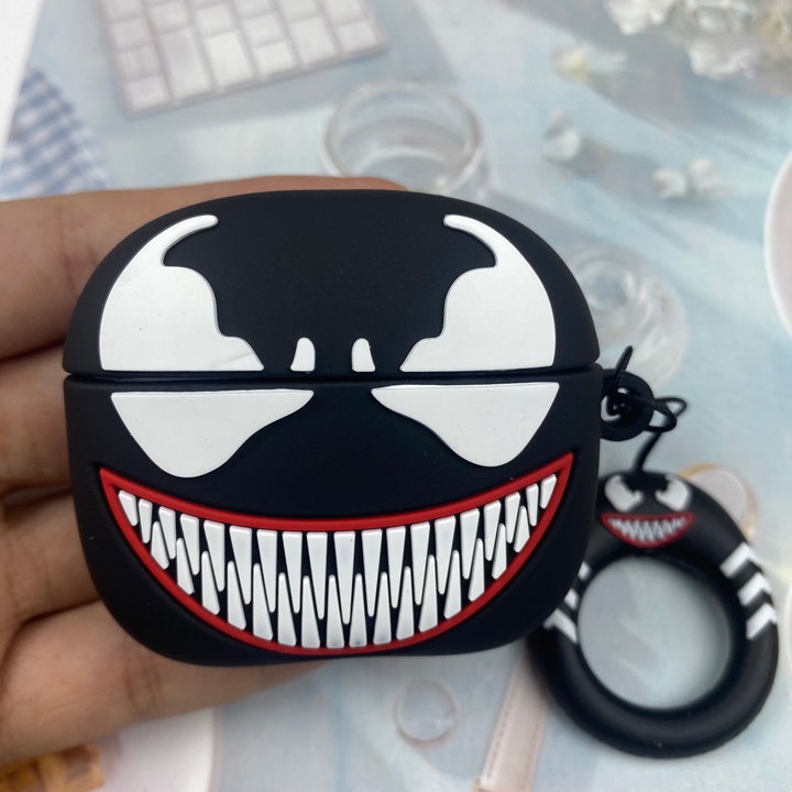Ốp Airpods 1/2/3/Pro VENOM siêu chất, Ốp Airpods NGẦU - Mã TZAP368