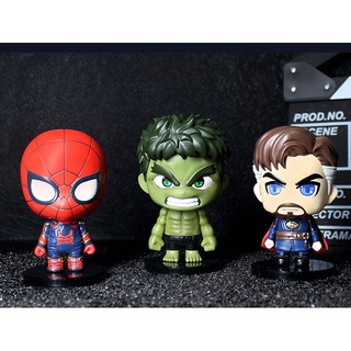 Mô Hình Siêu Anh Hùng Marvel Chibi Nhựa ABS