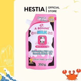 Muối tắm sữa bò tẩy tế bào chết body A Bone Spa Milk Salt Thái Lan 350g hang chính hãng sữa tắm Hestia