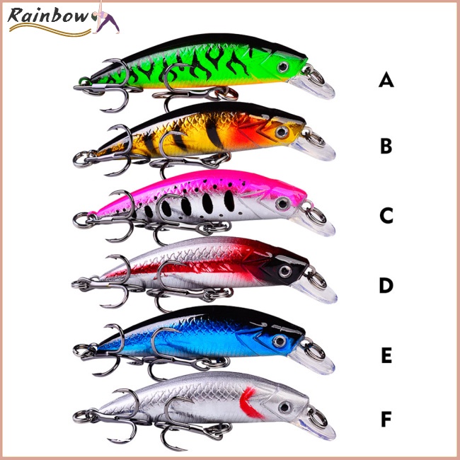 Mồi Câu Cá Giả Bằng Nhựa Cứng 6g / 6cm