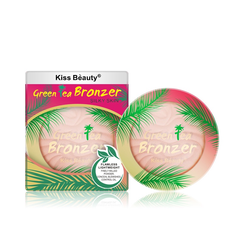 [Hàng mới về] Phấn nền Kiss Beauty kiềm dầu che khuyết điểm dưỡng ẩm hiệu quả