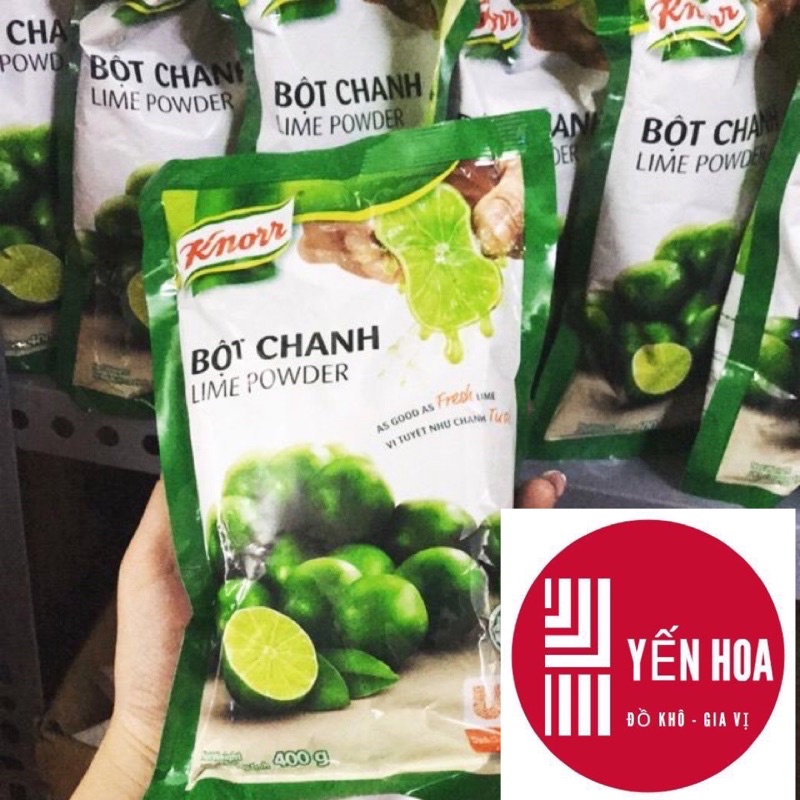 12 gói Bột chanh Knorr Lime Powder ( 1 thùng x 12 gói x 400gr ) DATE 10/2023