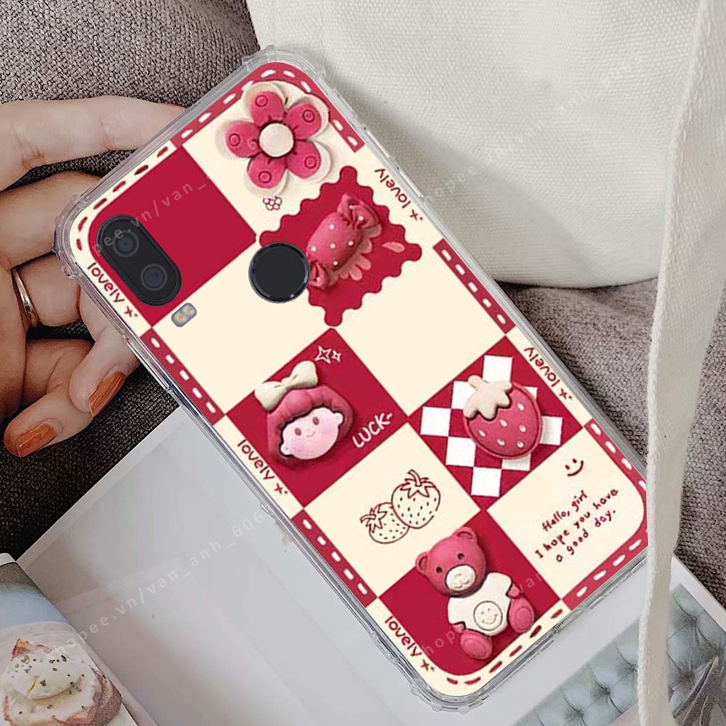 Ốp lưng Vsmart Active 1 / Active 1 Plus / Active 1+ hình gấu, kẹo dễ thương cute