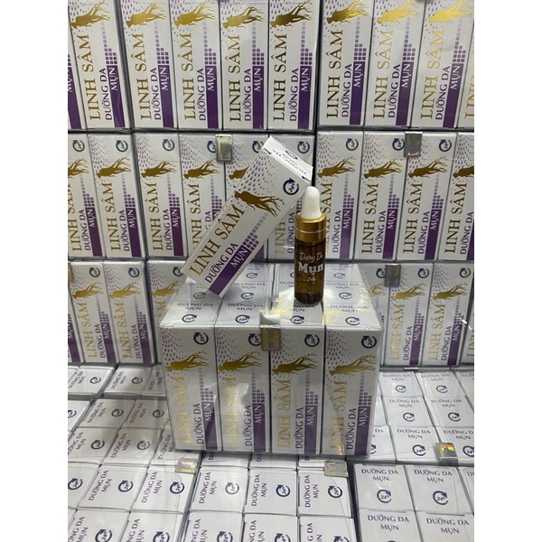 Serum mụn Siêu Tốc 24h Linh Sâm 5ml -giúp làm mờ vết thâm sẹo trên da, se khít lỗ chân lông