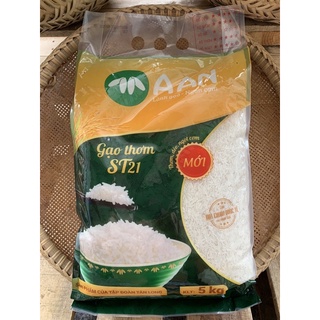 Gạo Thơm st21 a an túi 5kg aan date mới
