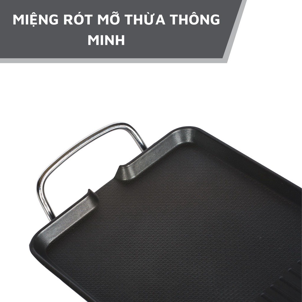 Bếp nướng điện không khói mini Lebenlang LBEE6758-EC công suất 700W