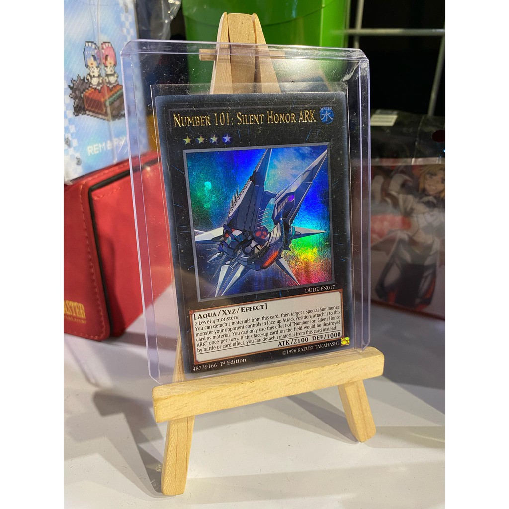 Lá bài thẻ bài Yugioh Number 101 Silent Honor ARK – Ultra Rare - Tặng bọc bài nhựa bảo quản