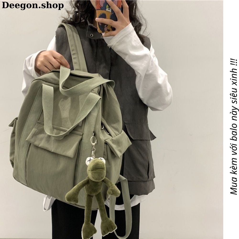 Móc khóa cute,móc khóa hình con ếch chân dài siêu ngộ nghĩnh treo balo,túi xách,treo chìa khóa,hai màu hồng và màu xanh