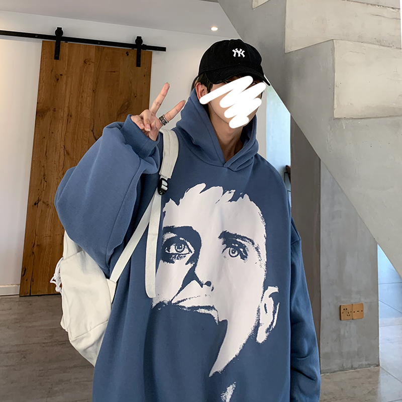 Áo Hoodie Dáng Rộng/ Có 4 Màu/ Có In Hình Thời Trang Phong Cách Hàn Quốc Cho Nam | BigBuy360 - bigbuy360.vn