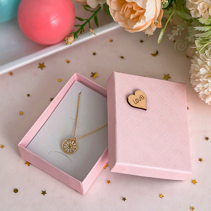 Hộp quà Love màu hồng xinh xắn- TleeJewelry