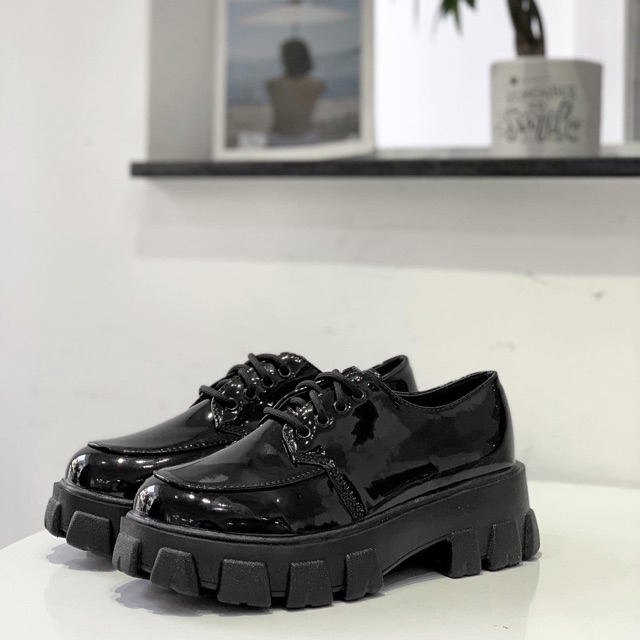 Boot lolita cổ thấp đế cao 5cm (HÀNG CÓ SĂN cả da lì và da bóng)h | BigBuy360 - bigbuy360.vn