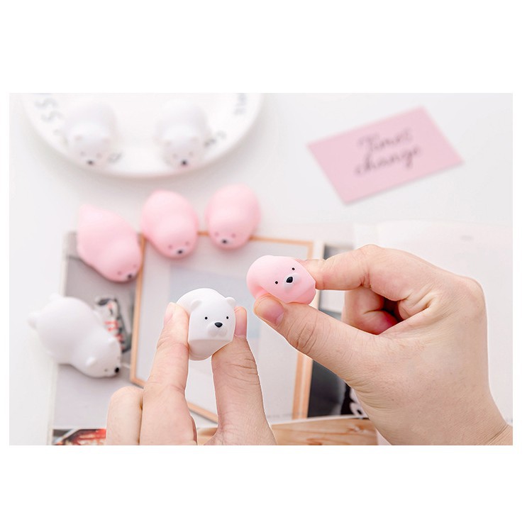 xĐồ chơi cho bé Squishy Mochi Dễ Thương , Mềm Bóp Đã - Hình Thú Cực Đáng Yêu T334u