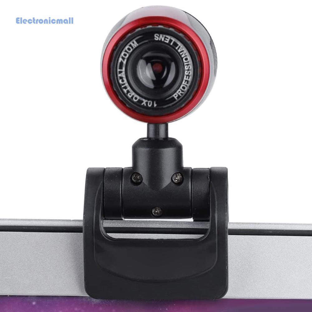 Webcam điện tử USB 2.0 HD kèm micro hỗ trợ phát sóng trực tiếp | BigBuy360 - bigbuy360.vn