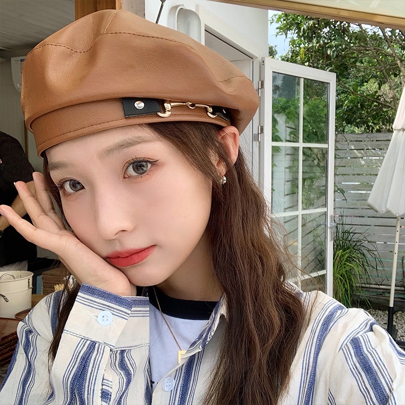 Nón beret da thời trang phong cách Hàn Quốc dành cho phái nữ