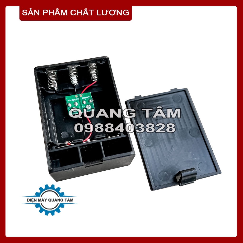 Hộp Chuyển Đổi - Khay Đựng Pin Tiểu AA 3 Viên Chân Gài cho Máy Bắn Cân Bằng Bắn Cốt Laser 5 Tia Thông Thường
