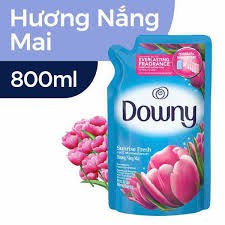 Nước Xả Vải Downy Hương Nắng Mai Túi 800ML