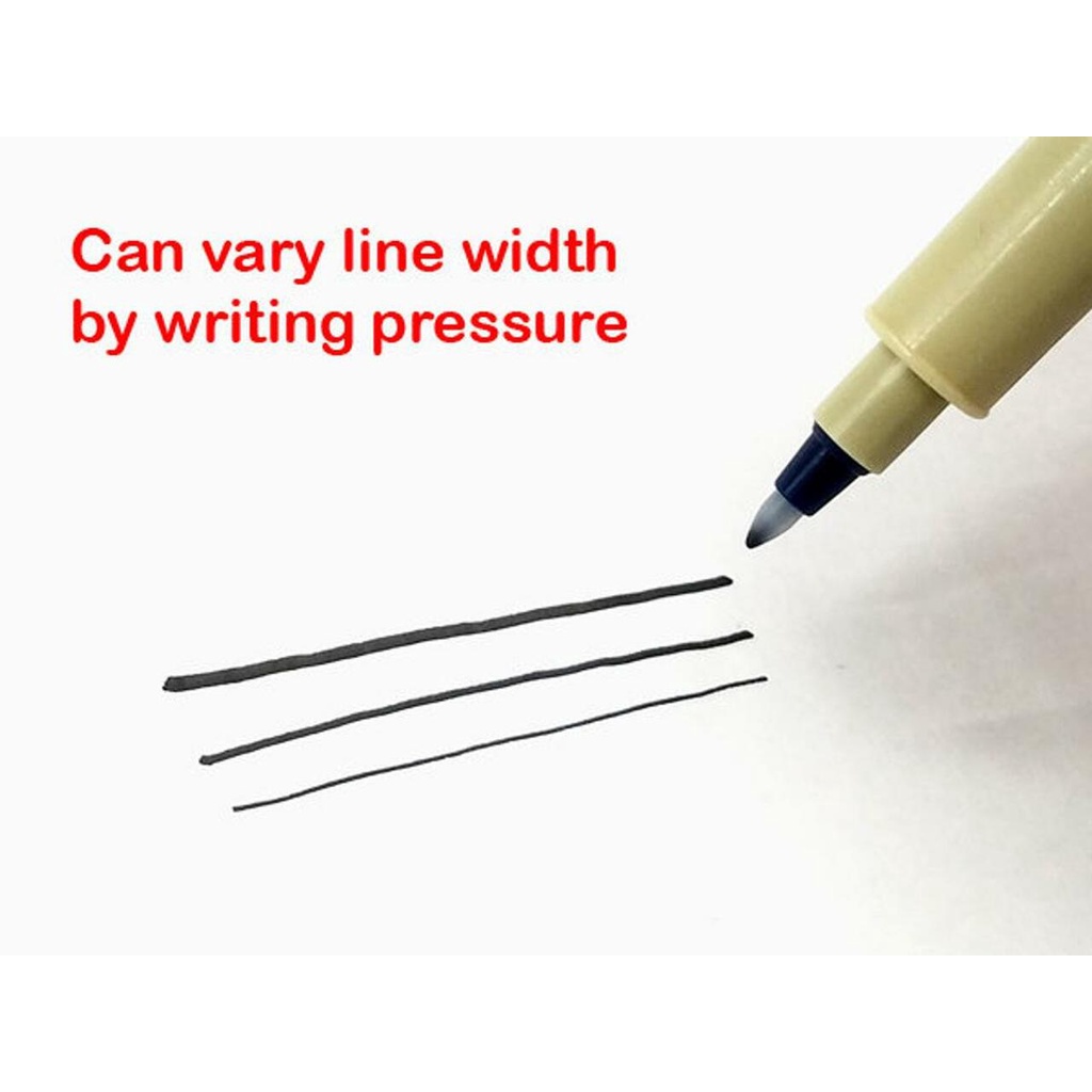 Bút line đi nét linh hoạt, nhiều màu Sakura Pigma Micron PN - Ngòi 0.2mm > 0.5mm