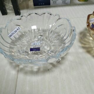 đĩa hoa thủy tinh