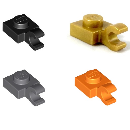 Đồ chơi xếp hình Lego Gạch lẻ Plate, Modified 1 x 1 with Open O Clip