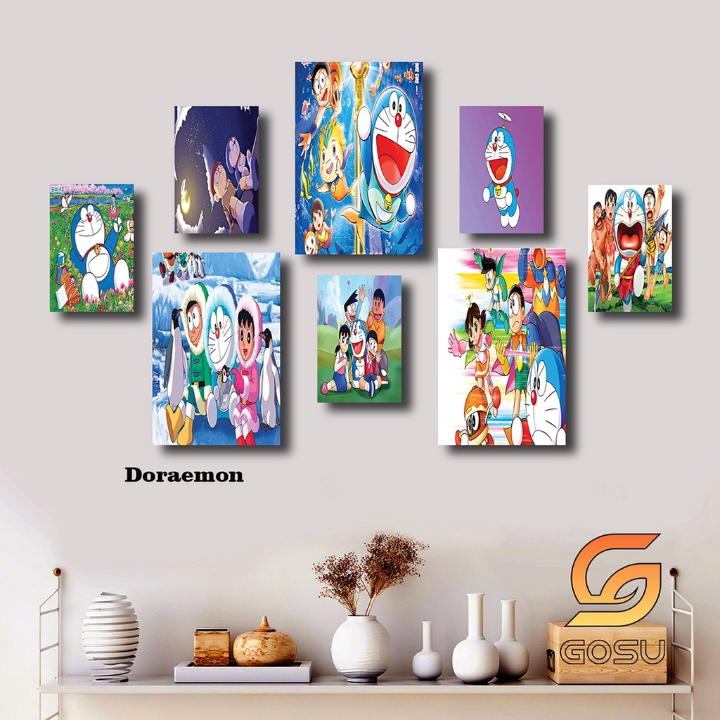 Chủ đề Doraemon, Frozen, Ghibli, Your Name - chất liệu Fomex Phủ Tráng Gương dày 5mm