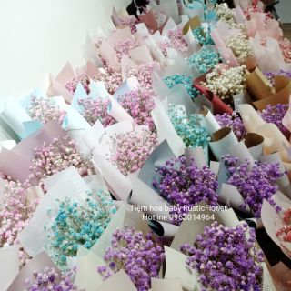 Hoa baby khô mini bouquets, lưu giữ kỷ niệm