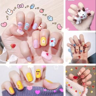 Dán nhãn móng tay siêu cute