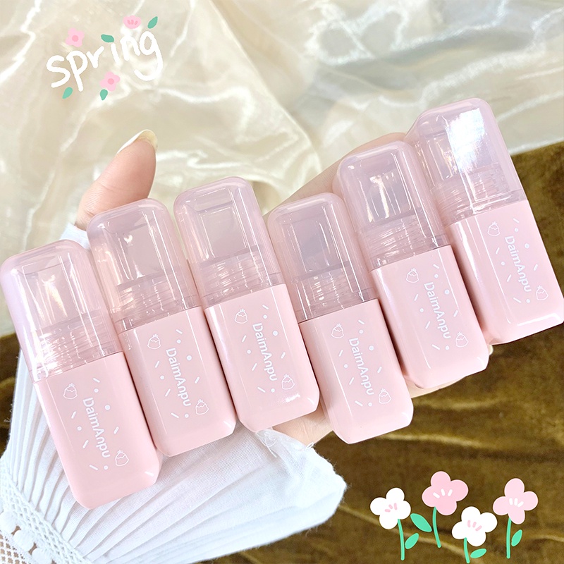 Son bóng DAIMANPU hương trái cây chống nước lâu trôi