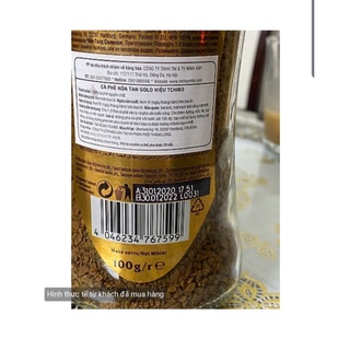 Cà phê hòa tan Tchibo Gold Rich Intense (đậm Caffeine)