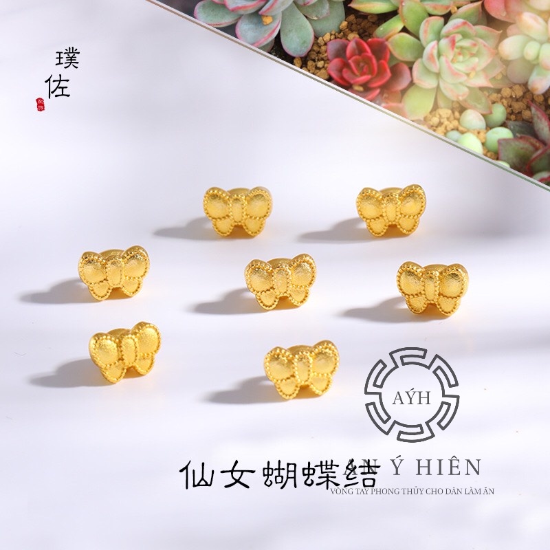 Charm Nơ vàng may mắn #C666 ( An Ý Hiên)