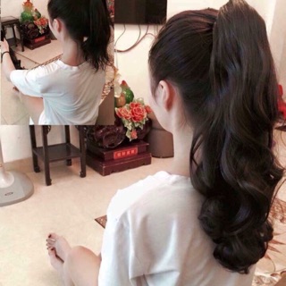 Tóc giả ngoạm xoăn lửng P103