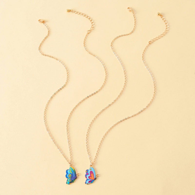 Set 2 Vòng cổ Hình Bướm Cho Bạn Thân