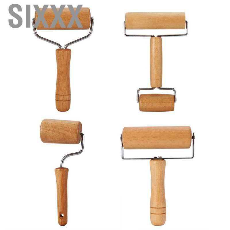 Cây Lăn Bột Làm Bánh Bằng Gỗ