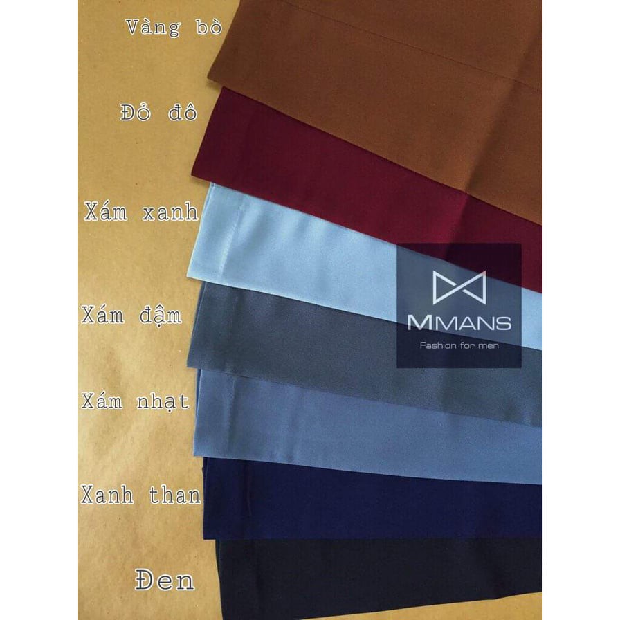 Quần âu nam dáng côn kiểu dáng Hàn Quốc vải cotton cao cấp | BigBuy360 - bigbuy360.vn