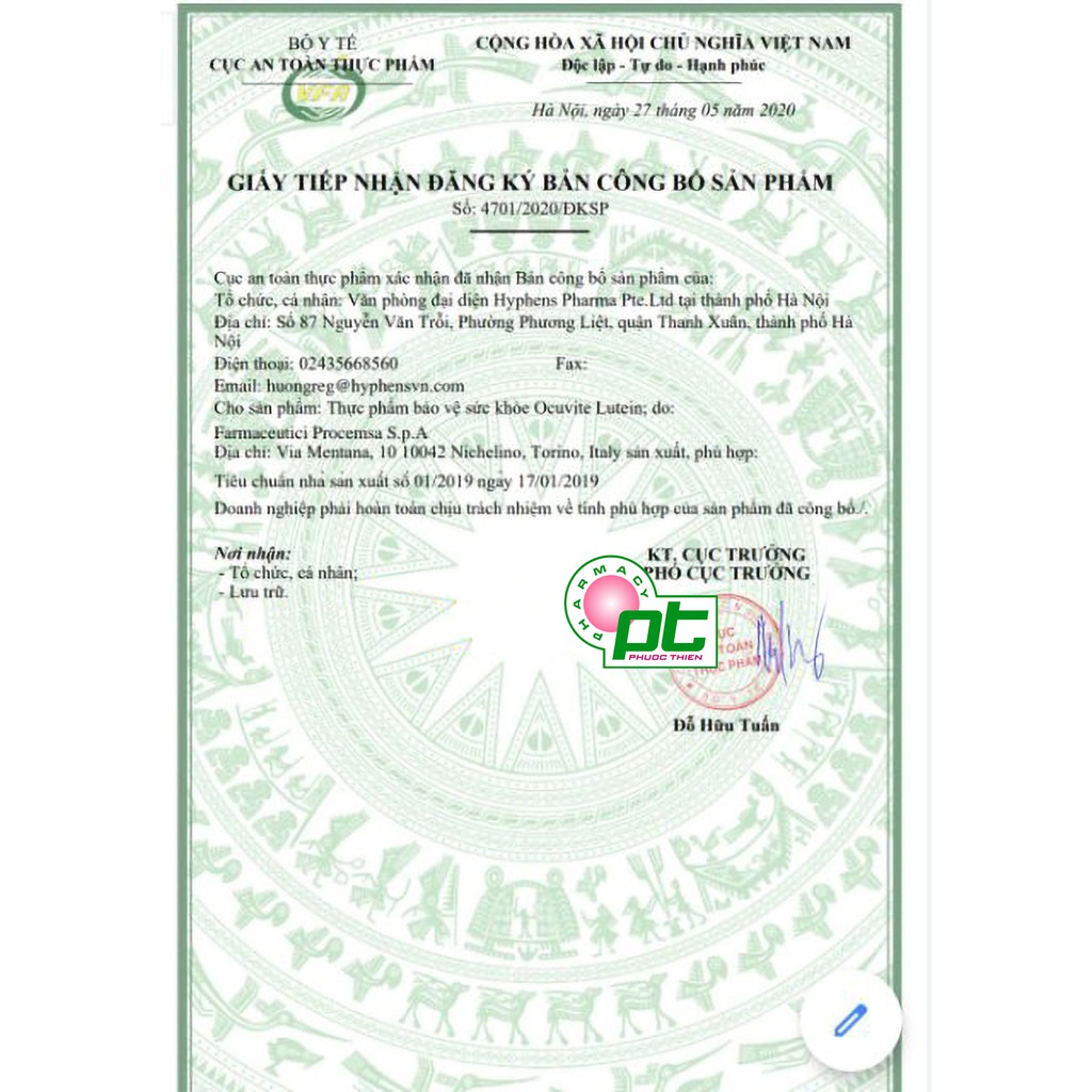 Ocuvite Lutein Viên Uống Bổ Mắt Hộp 60 Viên | Thế Giới Skin Care