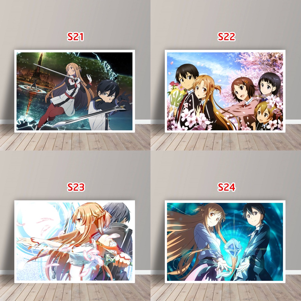 Tấm Postcard Cao Cấp Anime Sword Art Online