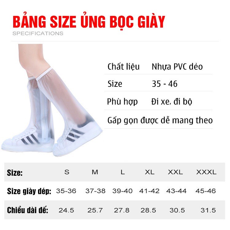 Ủng giày đi mưa thông minh chống nước - chống trượt cao cổ siêu bền | BigBuy360 - bigbuy360.vn