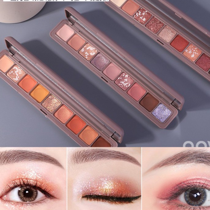 Bảng Phấn Mắt 9 Ô Màu Trang Điểm LAMEILA Hàng Nội Địa Trung Quốc Siêu Đẹp NO.3600/DKL019