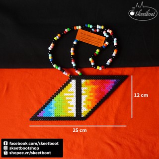 Vòng perler Avicii có đèn LED - vòng cổ kandi Avicii - phụ kiện rave DJ EDM festival raver