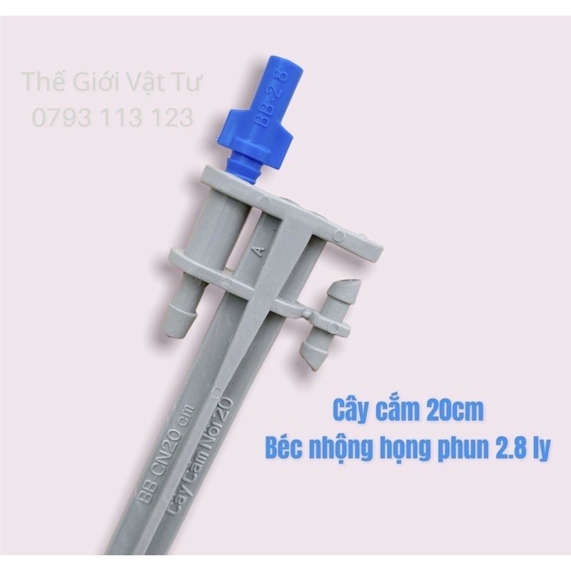 100 Cây cắm béc tưới cao 20 cm dùng tưới gốc